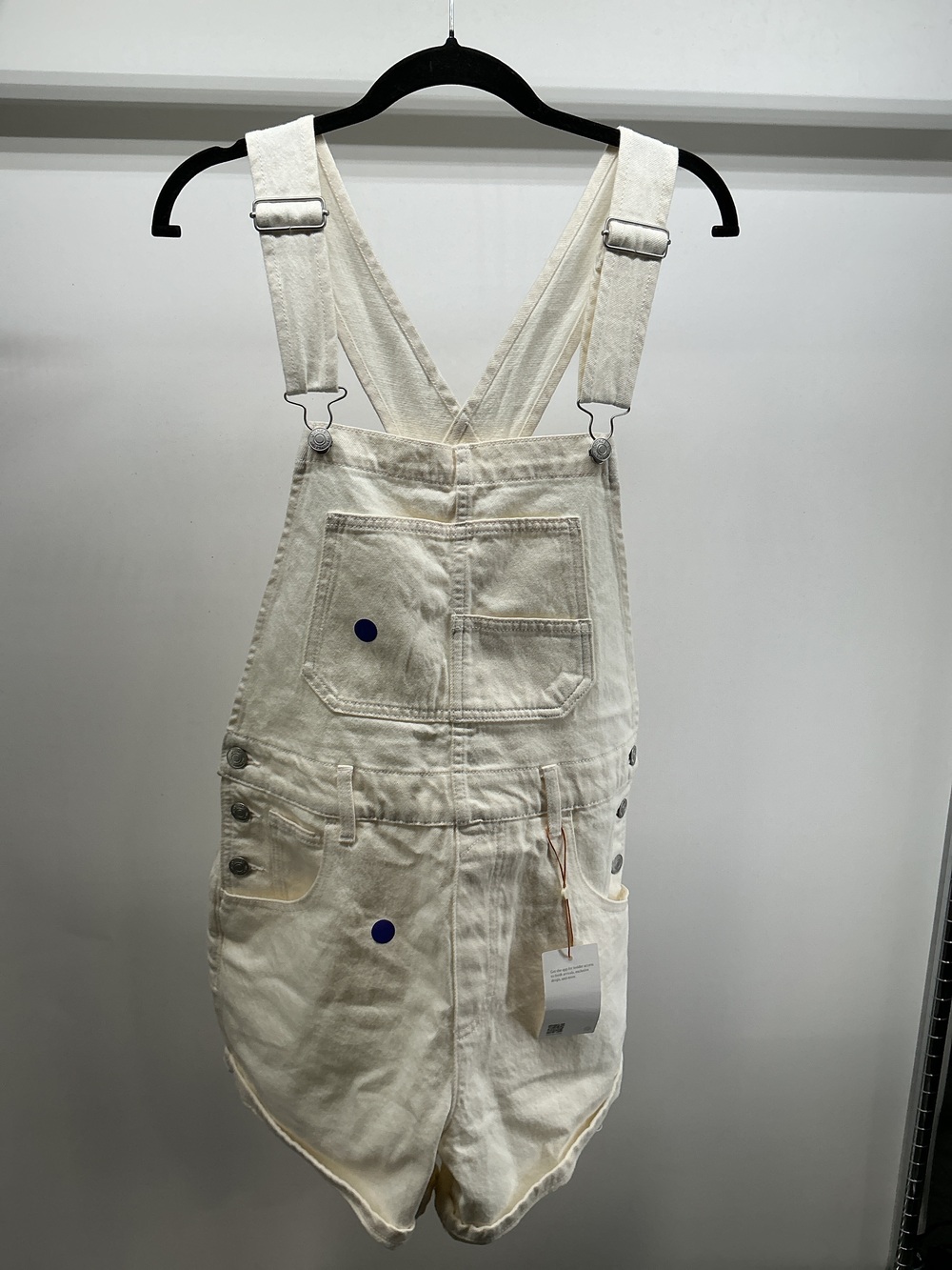 100% Organic Denim Shortalls